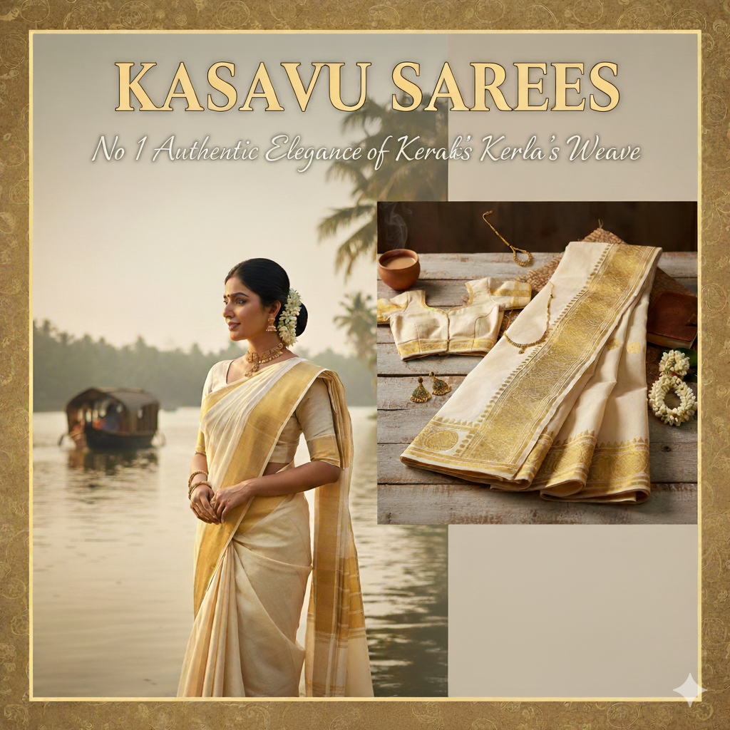 Kasavu Sarees
